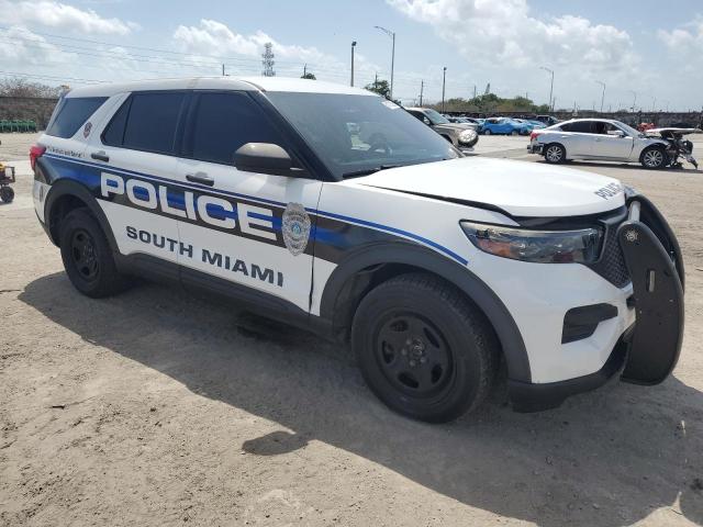 1FM5K8AW7LGA55408 - 2020 FORD EXPLORER POLICE INTERCEPTOR 白色 照片 4