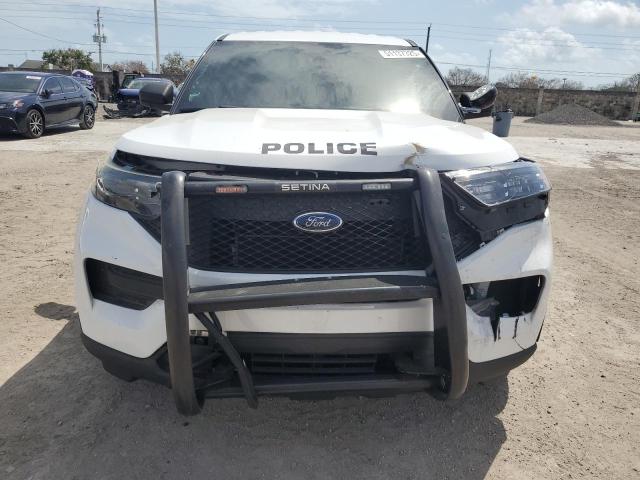 1FM5K8AW7LGA55408 - 2020 FORD EXPLORER POLICE INTERCEPTOR 白色 照片 5