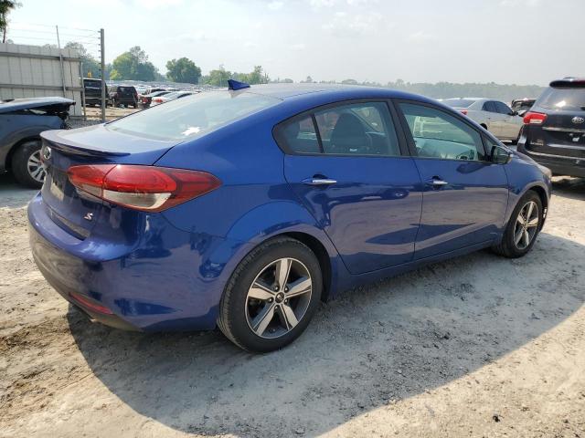 3KPFL4A75JE266255 - 2018 KIA FORTE LX BLUE photo 3