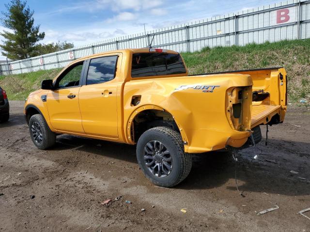 1FTER4FH6NLD14113 - 2022 FORD RANGER XL YELLOW photo 2