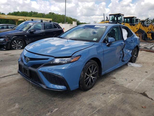 4T1G11BK7PU091444 - 2023 TOYOTA CAMRY SE NIGHT SHADE BLUE photo 1