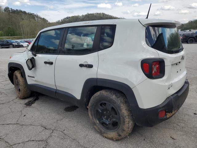 ZACCJBAT6FPC24987 - 2015 JEEP RENEGADE SPORT WHITE photo 2