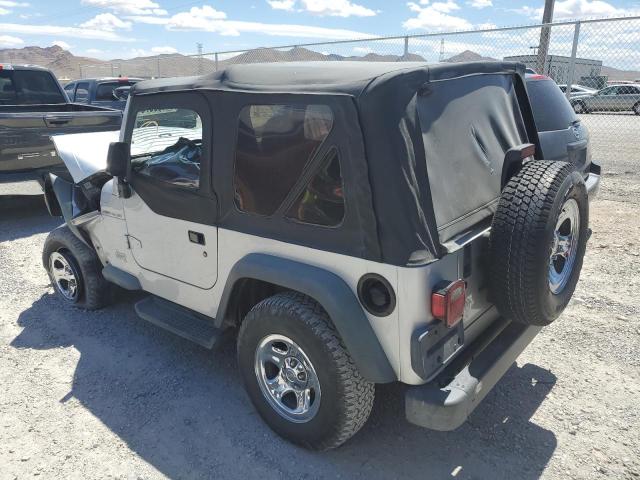 1J4FA39S82P751378 - 2002 JEEP WRANGLER / X SILVER photo 2