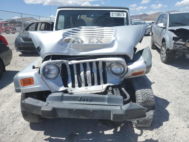 1J4FA39S82P751378 - 2002 JEEP WRANGLER / X SILVER photo 5