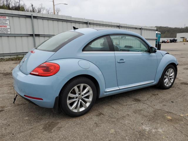 3VWJL7AT7DM617392 - 2013 VOLKSWAGEN BEETLE BLUE photo 3