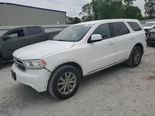 1C4RDJAG1JC415471 - 2018 DODGE DURANGO SXT WHITE photo 1