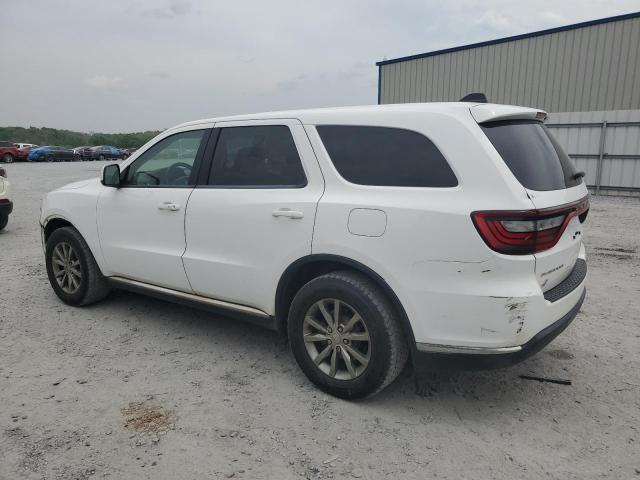 1C4RDJAG1JC415471 - 2018 DODGE DURANGO SXT WHITE photo 2