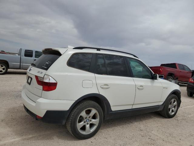 WBXPC93418WJ11256 - 2008 BMW X3 3.0SI WHITE photo 3