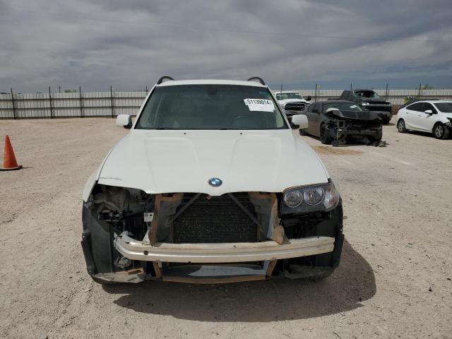 WBXPC93418WJ11256 - 2008 BMW X3 3.0SI WHITE photo 5