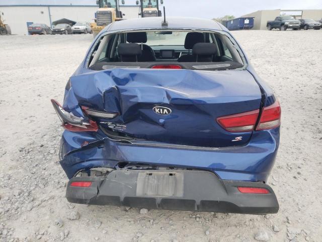 3KPA24AB6KE251234 - 2019 KIA RIO S BLUE photo 6