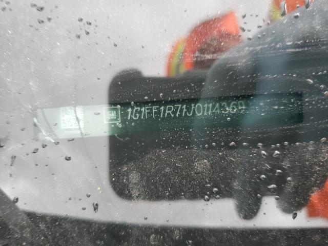 1G1FF1R71J0114369 - 2018 CHEVROLET CAMARO SS BLACK photo 12