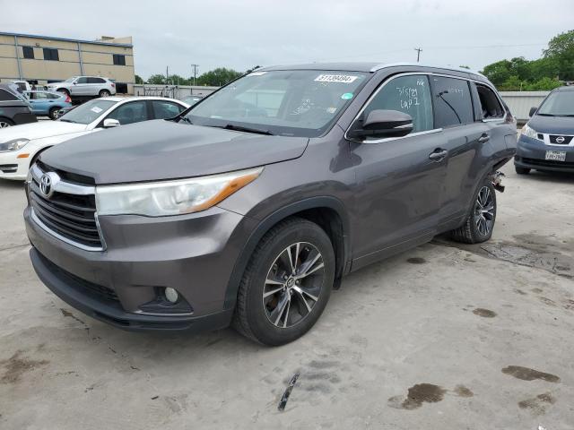 2016 TOYOTA HIGHLANDER XLE, 