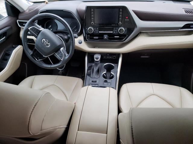 5TDGZRBHXMS117468 - 2021 TOYOTA HIGHLANDER XLE WHITE photo 8