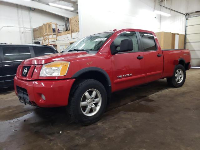 1N6BA07F88N334806 - 2008 NISSAN TITAN XE RED photo 1