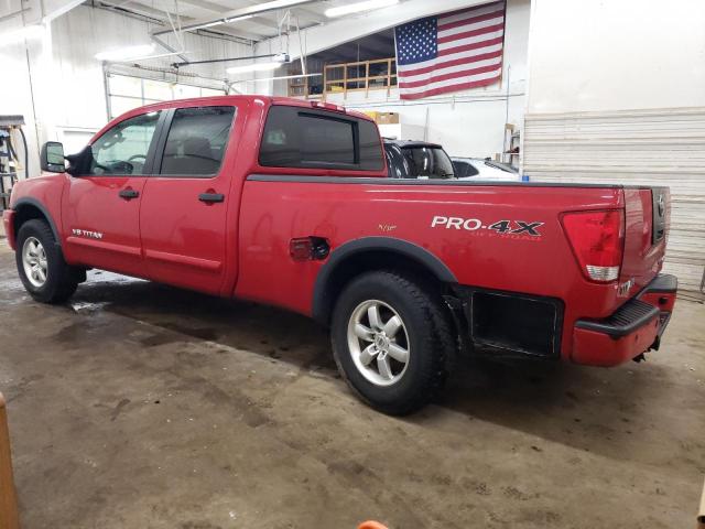 1N6BA07F88N334806 - 2008 NISSAN TITAN XE RED photo 2