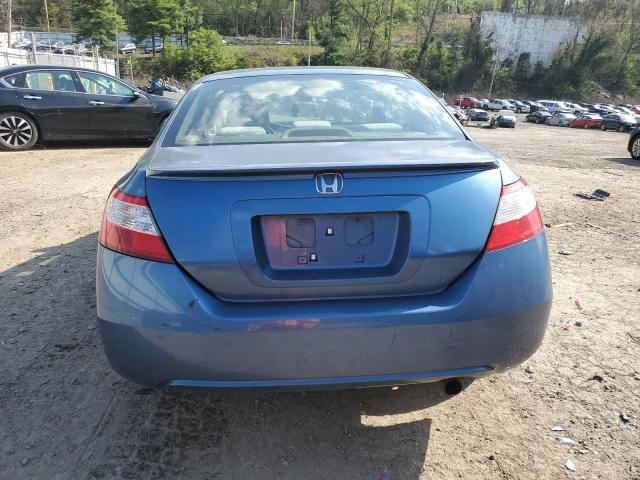 2HGFG12636H510006 - 2006 HONDA CIVIC LX BLUE photo 6