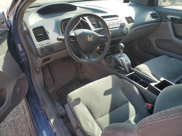 2HGFG12636H510006 - 2006 HONDA CIVIC LX BLUE photo 8