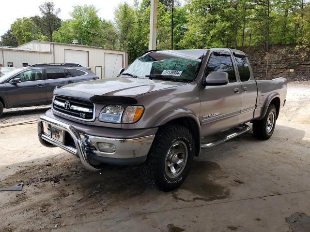 5TBBT4811YS085744 - 2000 TOYOTA TUNDRA ACCESS CAB LIMITED GRAY photo 1