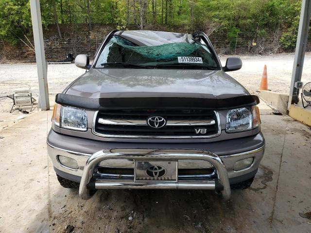 5TBBT4811YS085744 - 2000 TOYOTA TUNDRA ACCESS CAB LIMITED GRAY photo 5