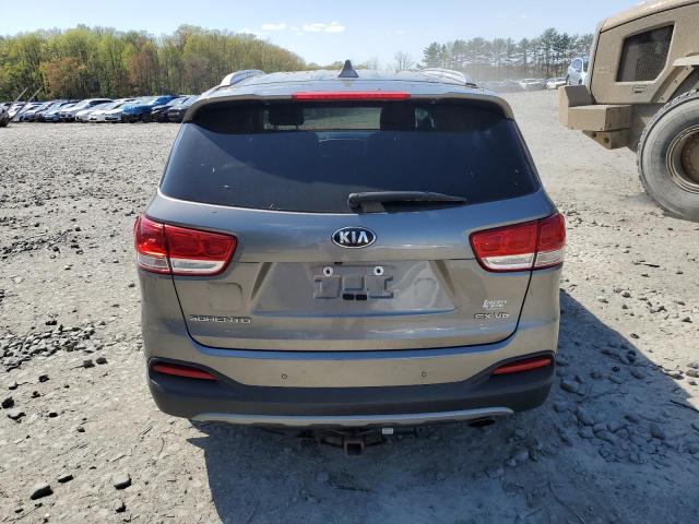 5XYPHDA52HG317972 - 2017 KIA SORENTO EX GRAY photo 6