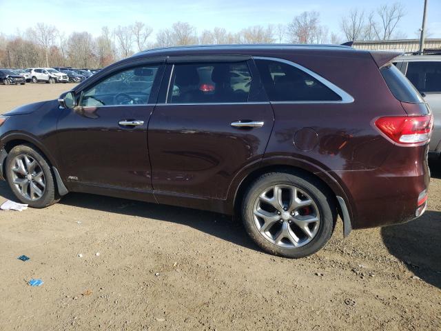 5XYPKDA58GG008958 - 2016 KIA SORENTO SX BURGUNDY photo 2