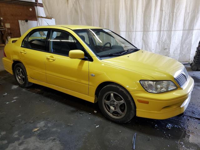 JA3AJ86E42U043897 - 2002 MITSUBISHI LANCER OZ RALLY YELLOW photo 4