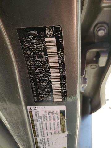 2T1KR32E26C604575 - 2006 TOYOTA COROLLA MA XR GRAY photo 12