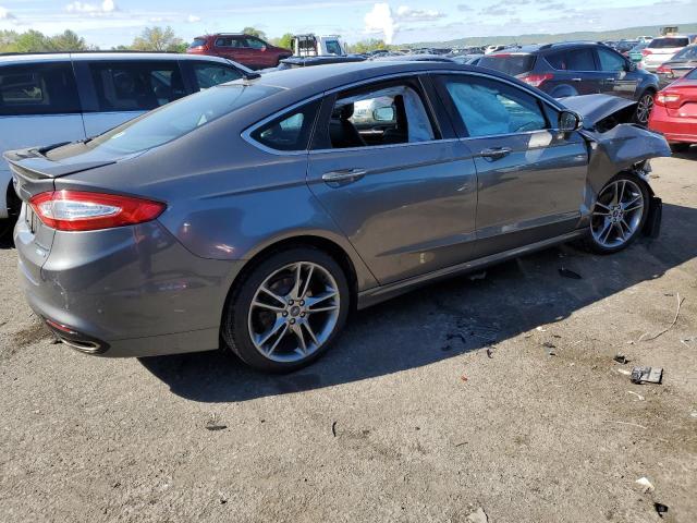 3FA6P0D91ER154339 - 2014 FORD FUSION TITANIUM GRAY photo 3