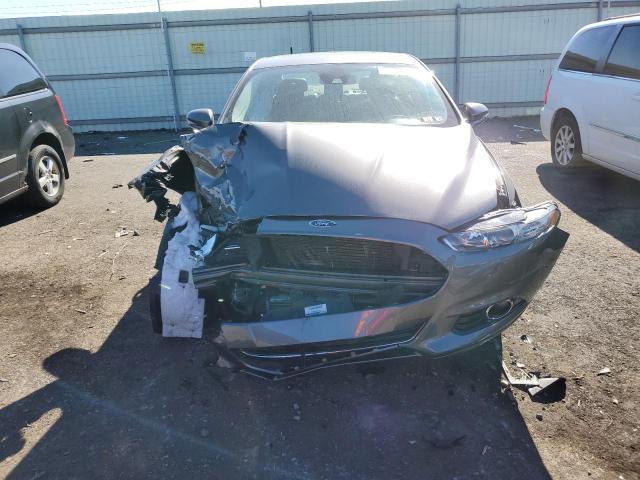 3FA6P0D91ER154339 - 2014 FORD FUSION TITANIUM GRAY photo 5