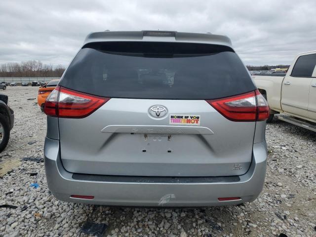 5TDJZ3DC8LS241354 - 2020 TOYOTA SIENNA LE SILVER photo 6