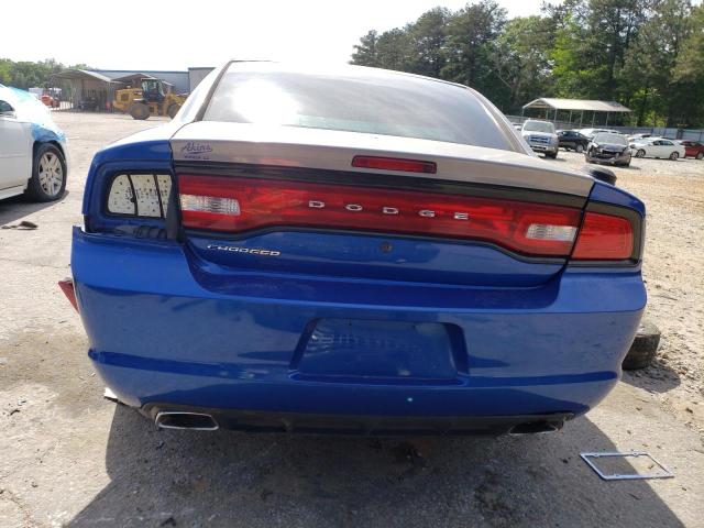 2C3CDXAT0DH737742 - 2013 DODGE CHARGER POLICE TWO TONE photo 6