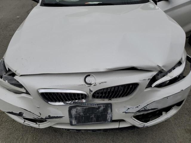 WBA1F9C57GV545699 - 2016 BMW 228 I SULEV WHITE photo 11