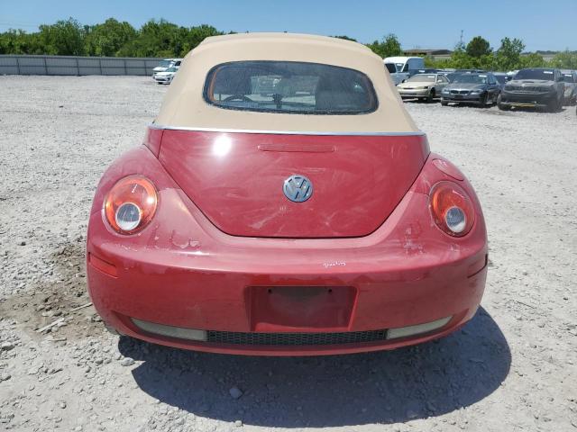 3VWPF31YX6M318195 - 2006 VOLKSWAGEN NEW BEETLE CONVERTIBLE RED photo 6