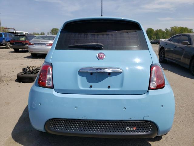 3C3CFFGE0FT549696 - 2015 FIAT 500 ELECTRIC BLUE photo 6