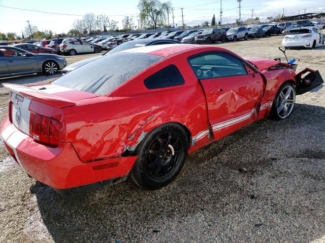 1ZVHT88SX75343360 - 2007 FORD MUSTANG SHELBY GT500 RED photo 3