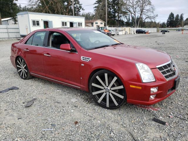 1G6DZ67A080140170 - 2008 CADILLAC STS RED photo 4