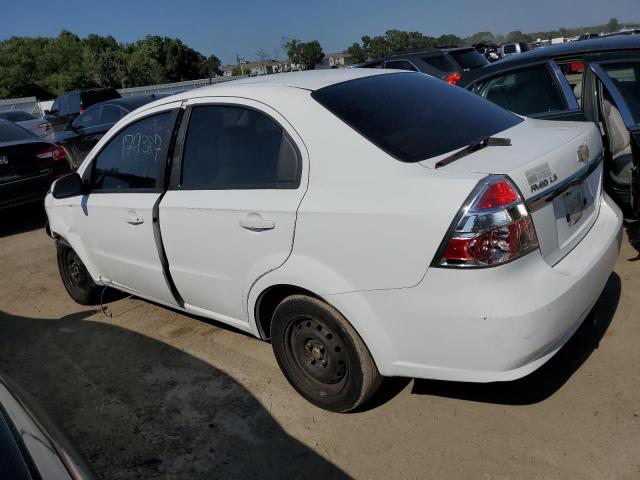 KL1TD56E89B320645 - 2009 CHEVROLET AVEO LS WHITE photo 2