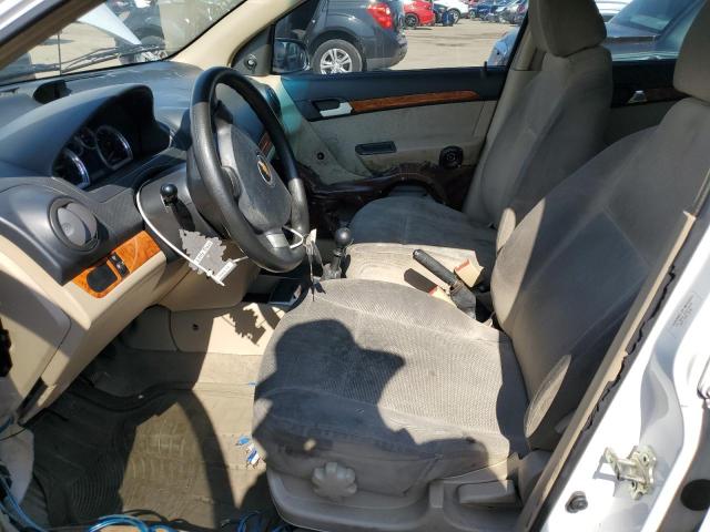 KL1TD56E89B320645 - 2009 CHEVROLET AVEO LS 白色 照片 7