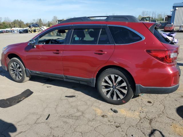 4S4BSANC5F3227697 - 2015 SUBARU OUTBACK 2.5I LIMITED BURGUNDY photo 2