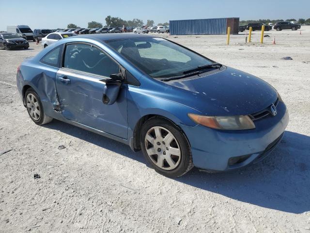 2HGFG12618H507947 - 2008 HONDA CIVIC LX BLUE photo 4