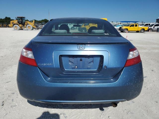 2HGFG12618H507947 - 2008 HONDA CIVIC LX BLUE photo 6