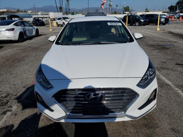 5NPE24AF1KH752984 - 2019 HYUNDAI SONATA SE WHITE photo 5