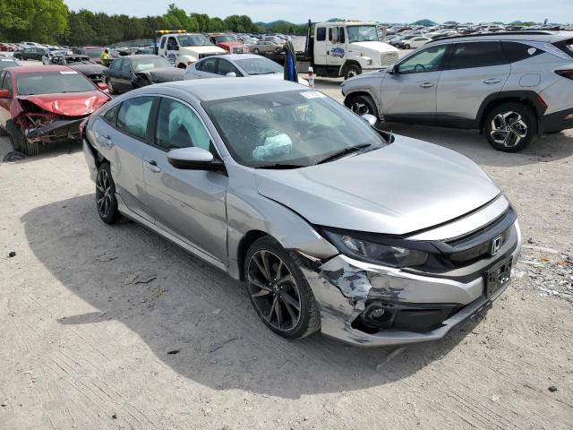 2HGFC2F81KH584693 - 2019 HONDA CIVIC SPORT GRAY photo 4