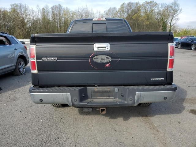 1FTEX1CM2BKD25570 - 2011 FORD F150 SUPER CAB BLACK photo 6