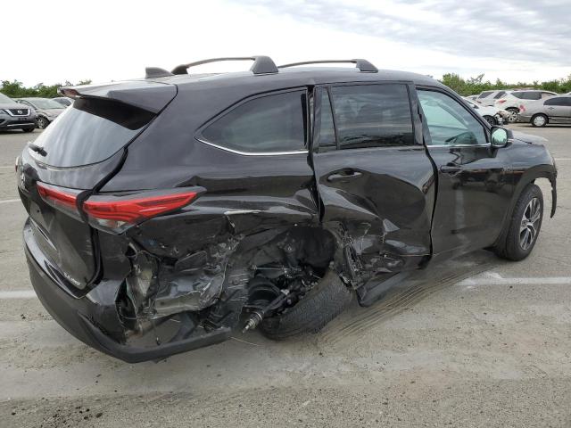 5TDHZRBH8NS244791 - 2022 TOYOTA HIGHLANDER XLE Սև լուսանկար 3