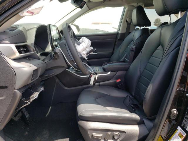 5TDHZRBH8NS244791 - 2022 TOYOTA HIGHLANDER XLE Սև լուսանկար 7
