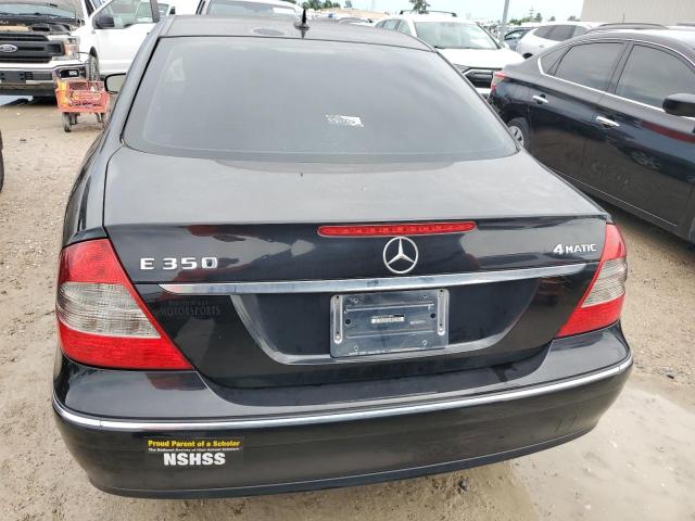 WDBUF87X67X210605 - 2007 MERCEDES-BENZ E 350 4MATIC BLACK photo 6