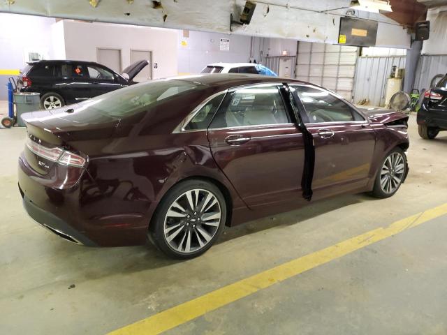 3LN6L5FCXJR604927 - 2018 LINCOLN MKZ RESERVE BURGUNDY photo 3