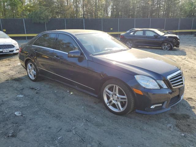 WDDHF8HB1BA383312 - 2011 MERCEDES-BENZ E 350 4MATIC BLUE photo 4