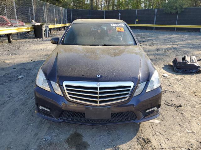 WDDHF8HB1BA383312 - 2011 MERCEDES-BENZ E 350 4MATIC BLUE photo 5